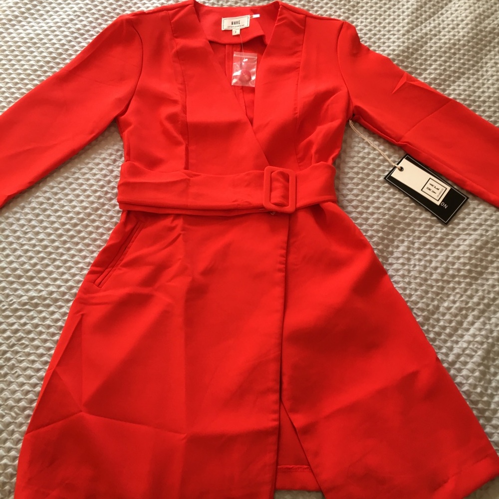 Coat red